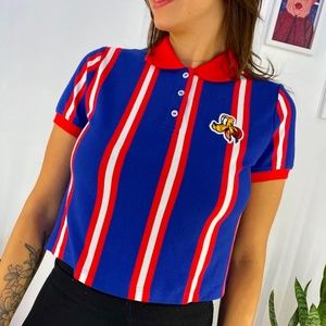 Forever 21 Pluto embroidered polo shirt